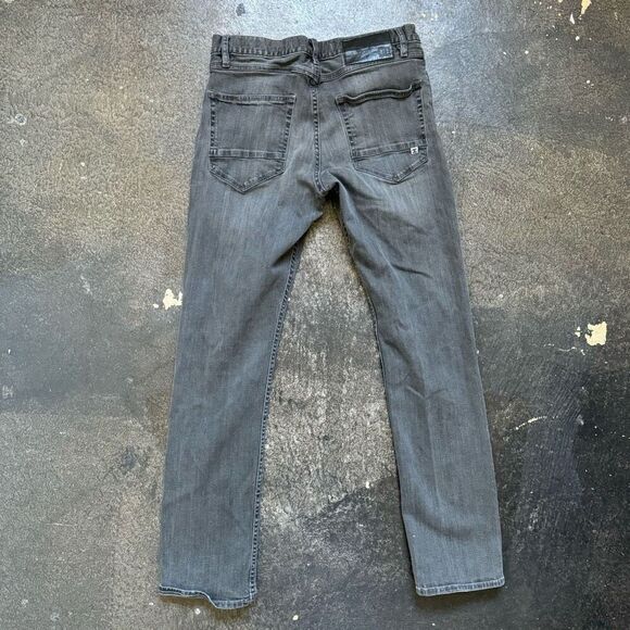 Dc Shoes Men’s Grey Pants Straight Fit Style Size 30x30 Skater Cotton Blend - Picture 4 of 12